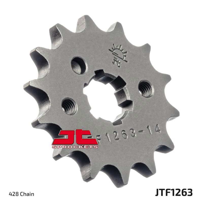 アクセサリー CVTVLIST JT Sprockets Front Steel CS Sprocket 15-428 For Kawasaki