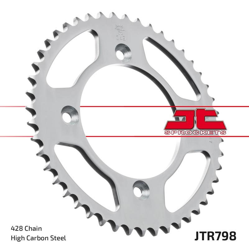 JT Rear Steel Sprocket 44-428 For Suzuki RM80 XE,XF Small JT Rear Steel Sprocket 44-428 For Suzuki RM80 XE,XF Small
