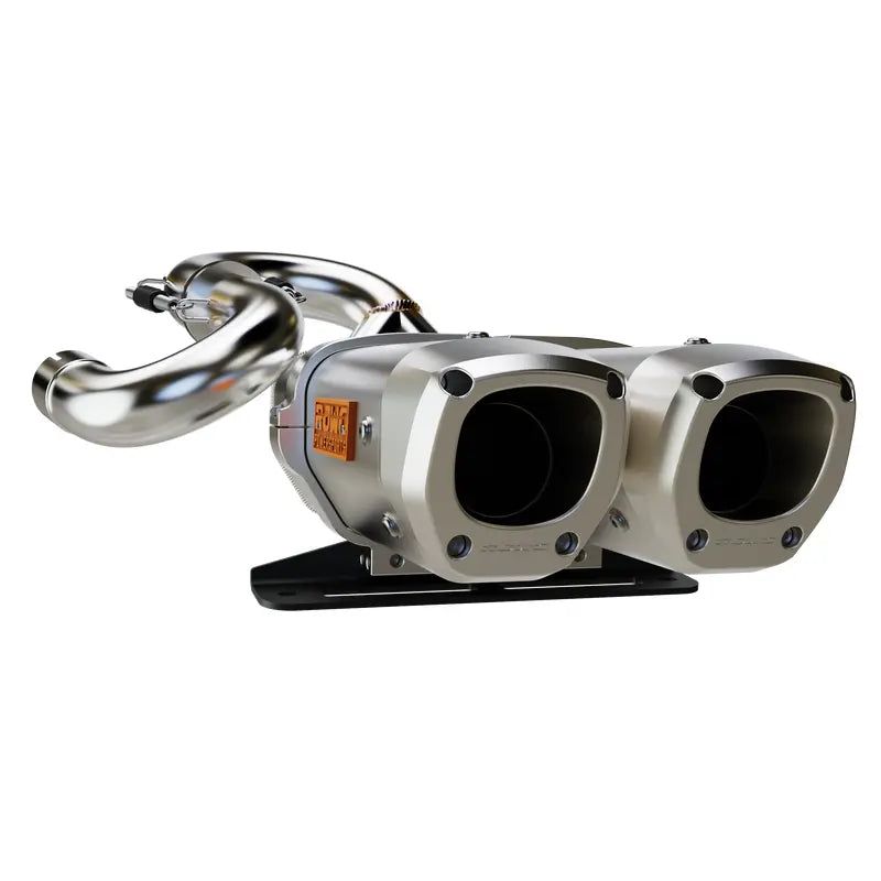 MAXER-201S2/PCER-WA100付E-06ジャンク RJWC Dual APX Exhaust For Can Am Defender HD8 / HD10 / XMR 2016
